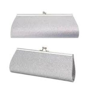 Elegant Silver Clutch Bag
